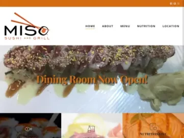 Miso Sushi and Grill Website